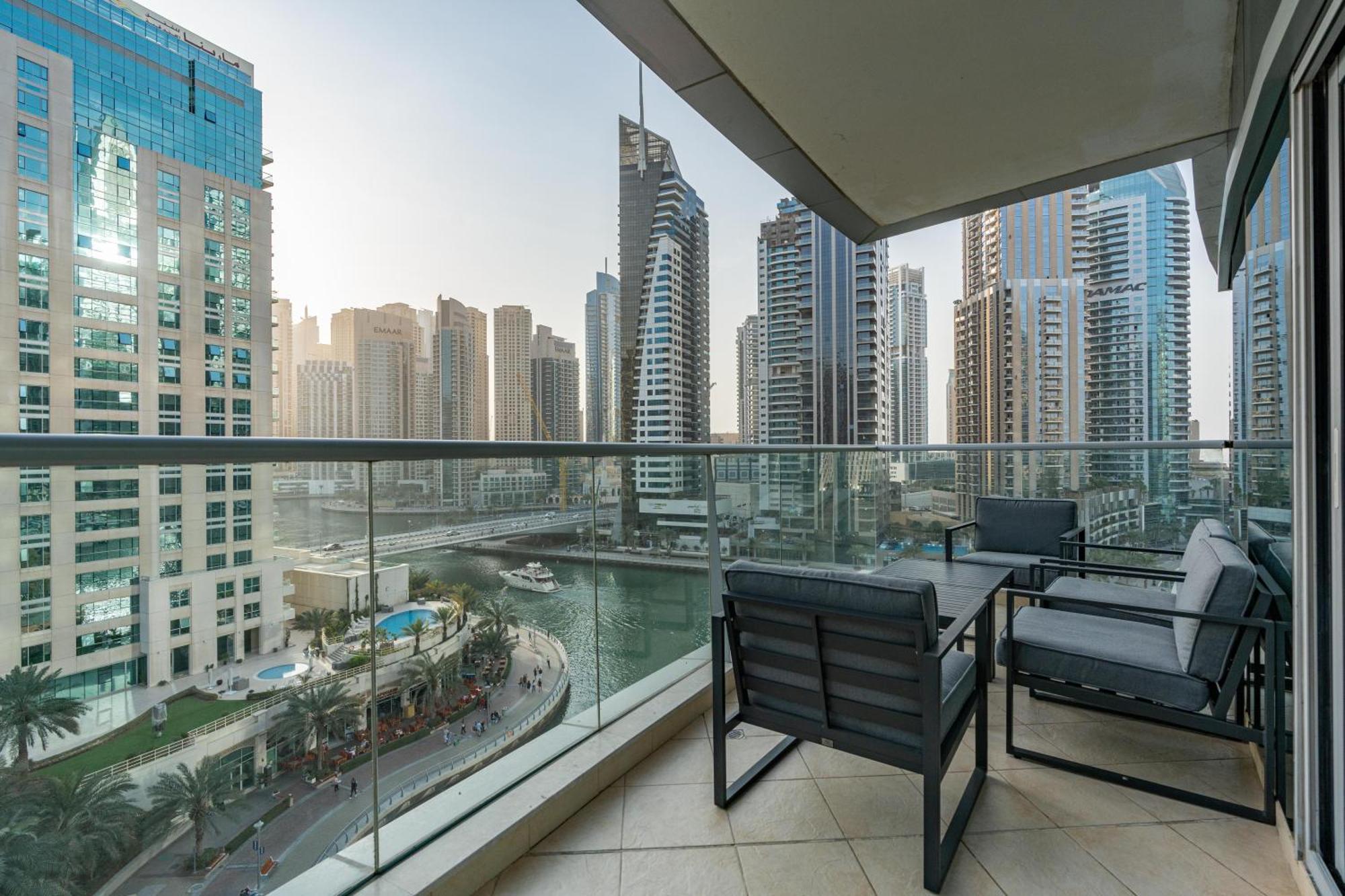 Vacay Lettings - Full Marina View 3 Bedroom Plus Maid Room Dubai Exterior foto